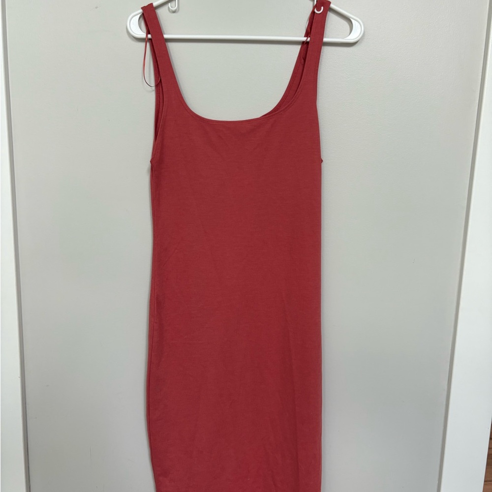 Zara Salmon Colored NWT Sleeveless Dress, soft dress